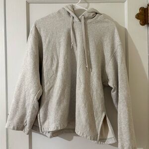 Uniqlo Neutral Beige Pullover Hoodie